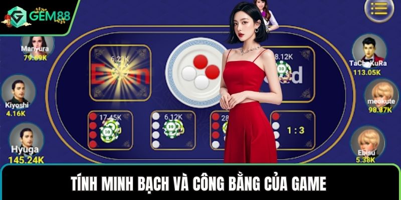 Tính minh bạch và công bằng của game